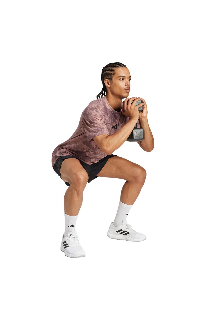 adidas Erkek  Pembe  T-Shirt POWER AOP TEE JP3341