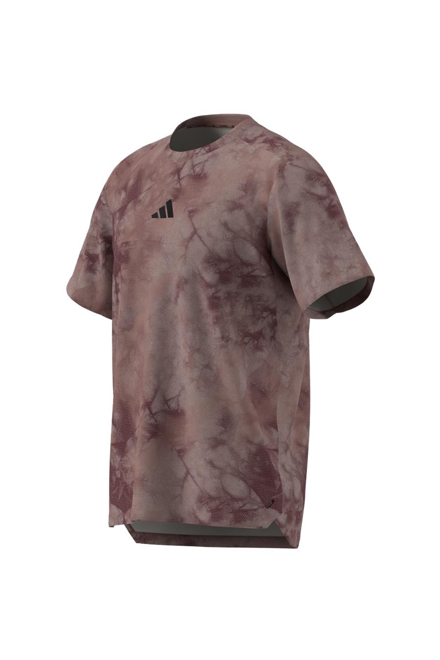 adidas Erkek  Pembe  T-Shirt POWER AOP TEE JP3341