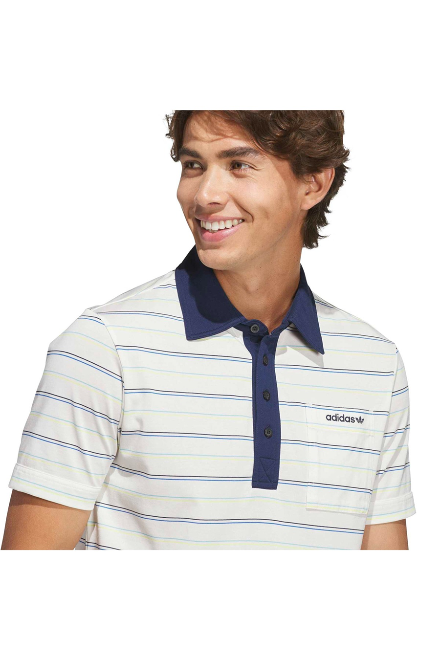 adidas Erkek Polo T-shirt MR MC Stripe KV6808