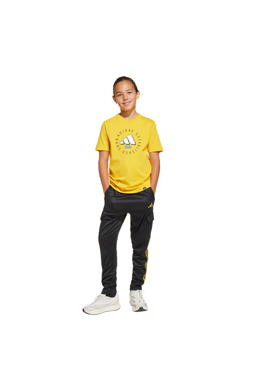 adidas Erkek  Sarı  T-Shirt J FUN TEE JI6688