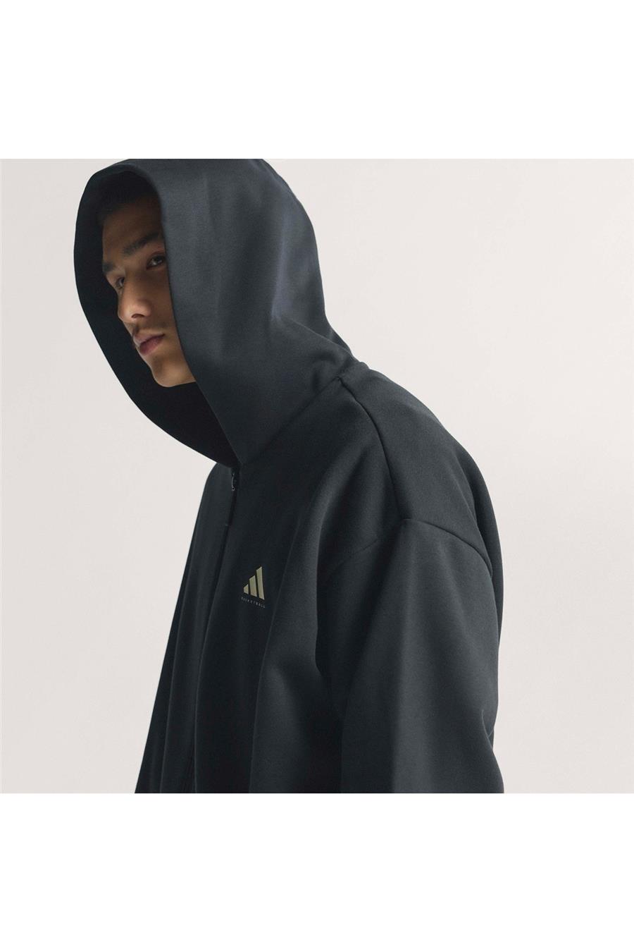 adidas Erkek  Siyah  Ceket ADIDAS FZ HOODY KB3064
