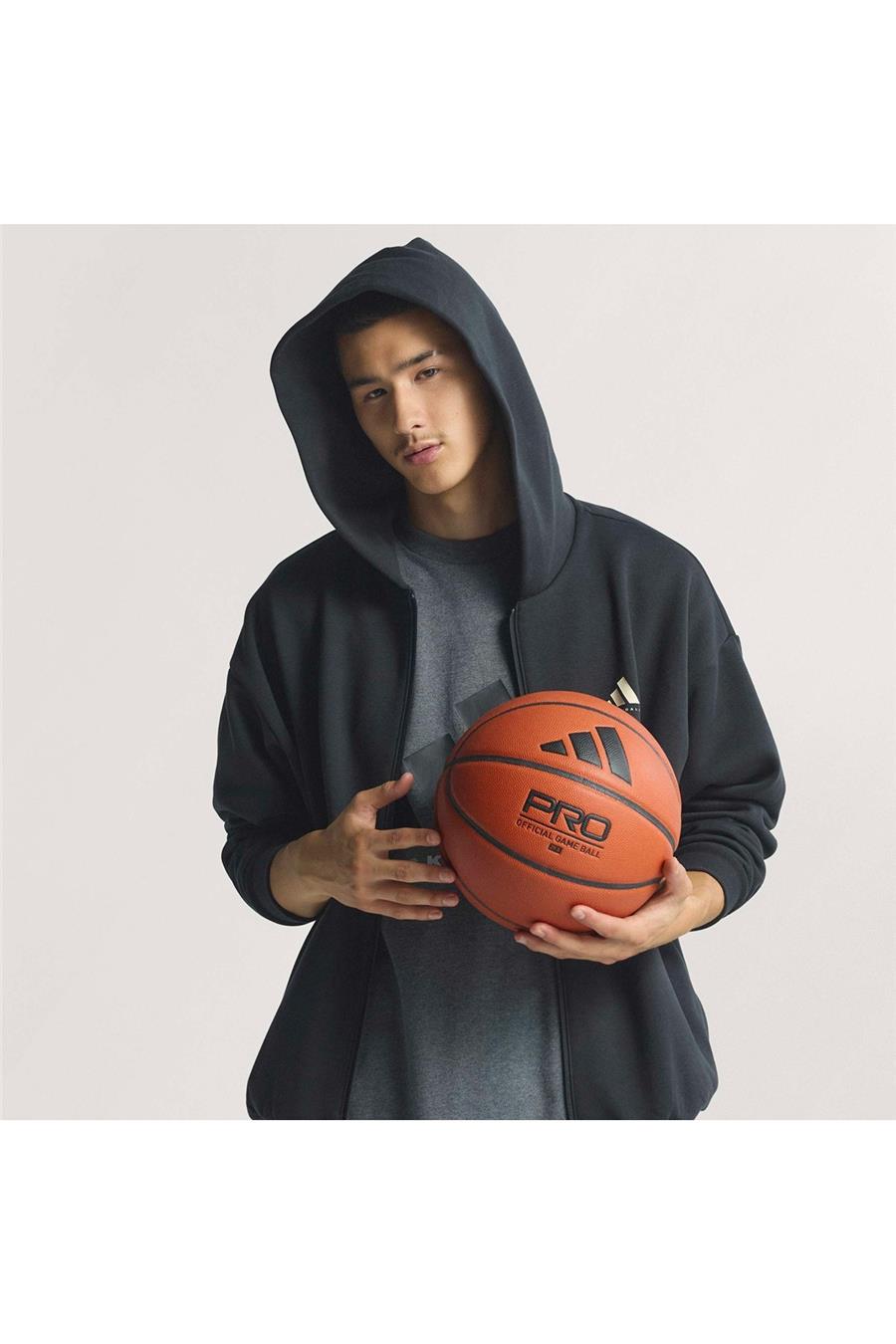 adidas Erkek  Siyah  Ceket ADIDAS FZ HOODY KB3064