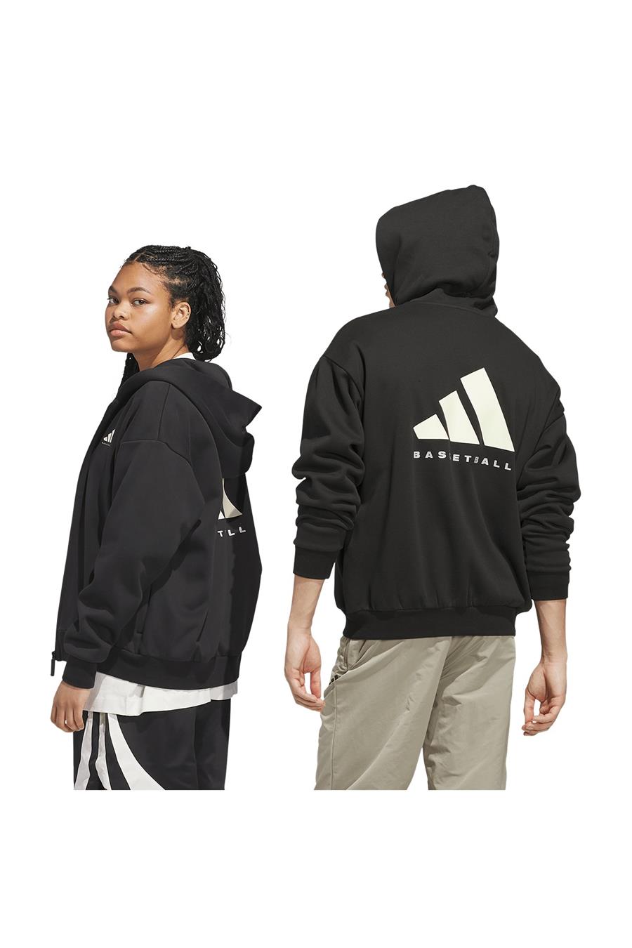 adidas Erkek  Siyah  Ceket ADIDAS FZ HOODY KB3064