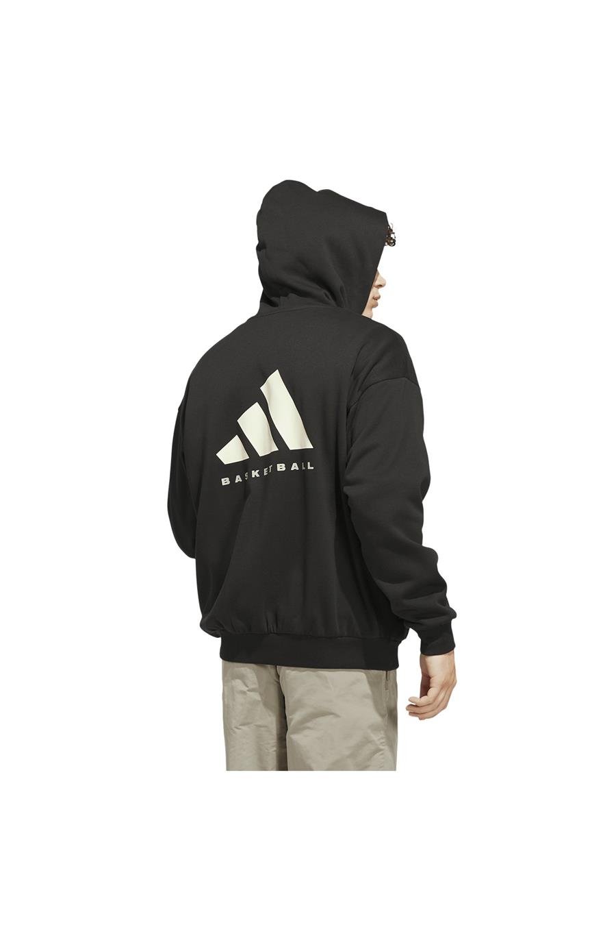 adidas Erkek  Siyah  Ceket ADIDAS FZ HOODY KB3064