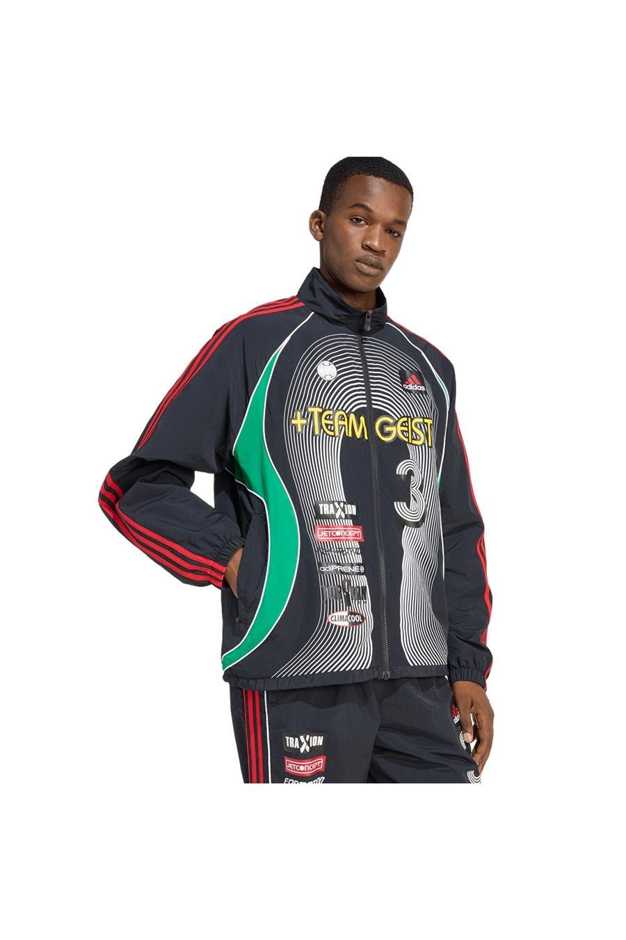 adidas Erkek  Siyah  Ceket GFX TRACK TOP KG5078
