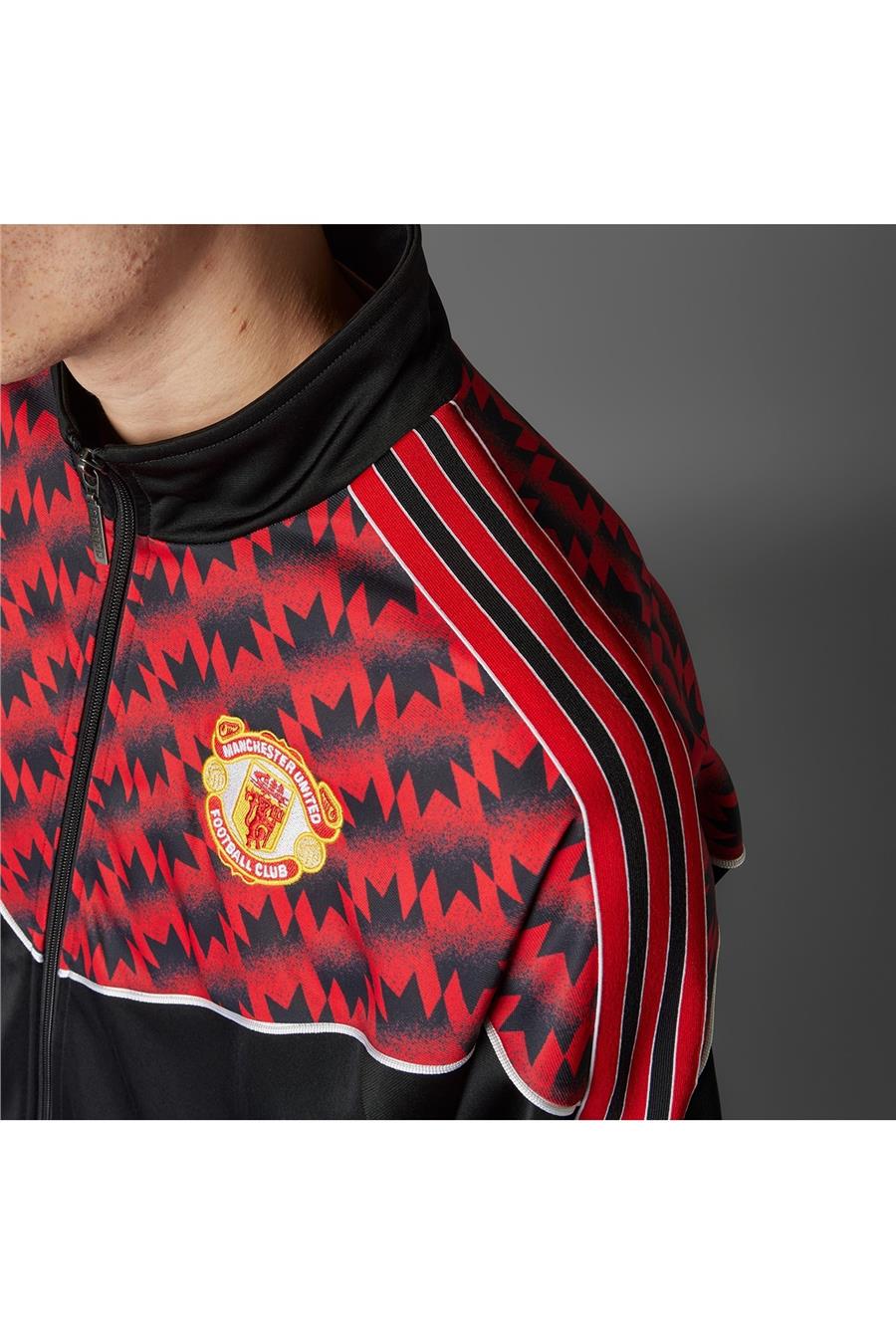 adidas Erkek  Siyah  Ceket MUFC TT 91 JF0373