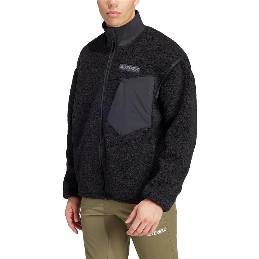 adidas  Erkek Siyah  Ceket XPL PILE FL JKT IZ4995