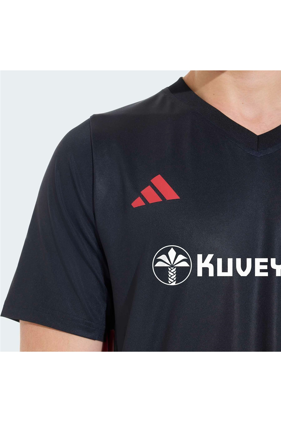 adidas Erkek  Siyah  Forma CUQuickset SS M TVF KM7473