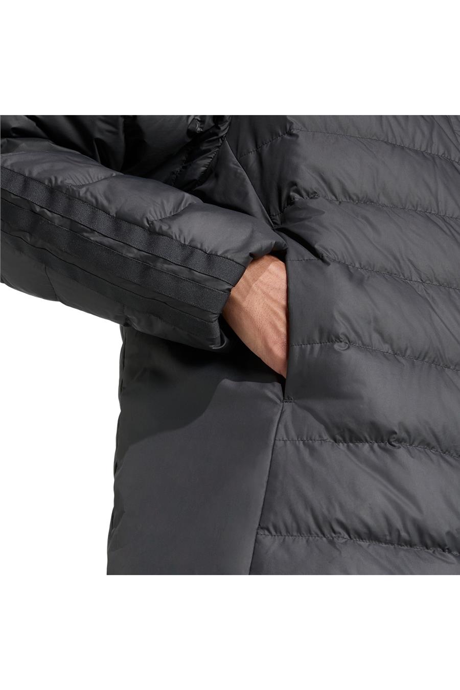 adidas Erkek  Siyah  Mont ESS 3S LD HD PA JM4061