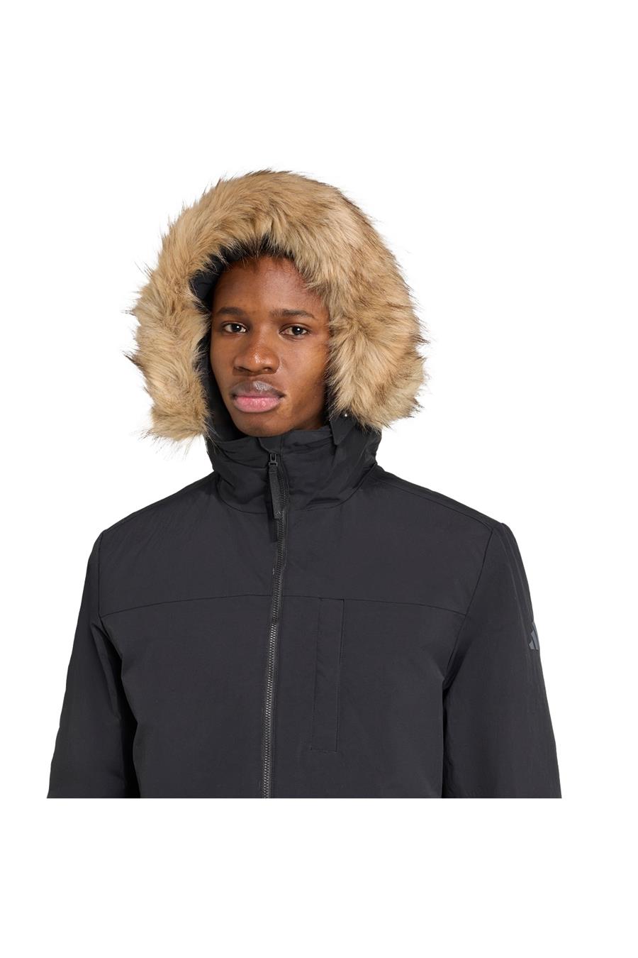 adidas Erkek  Siyah  Mont PAVERIC FUR PAR JM3919