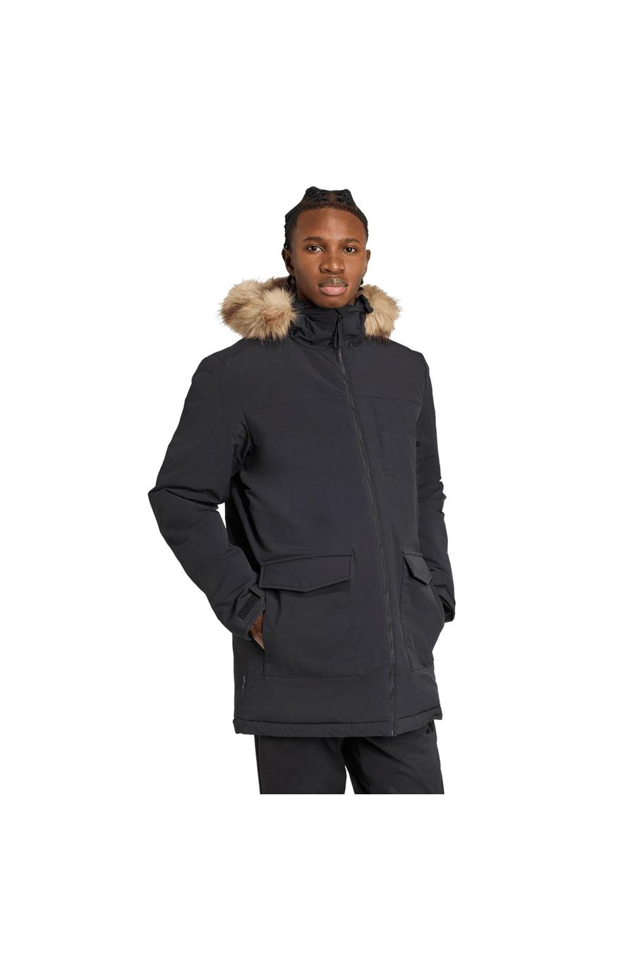 adidas Erkek  Siyah  Mont PAVERIC FUR PAR JM3919