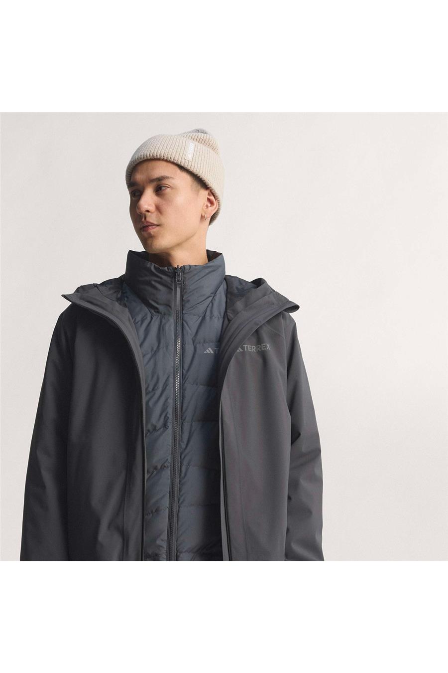 adidas  Erkek Siyah  Mont XPL GD 3IN1 JV8699