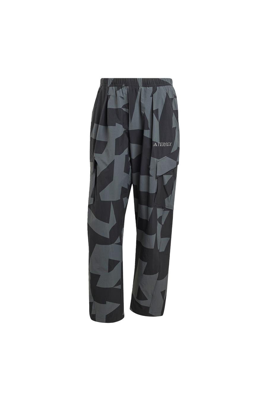 adidas Erkek  Siyah  PANTOLON CARGO AOP PANTS JF3716