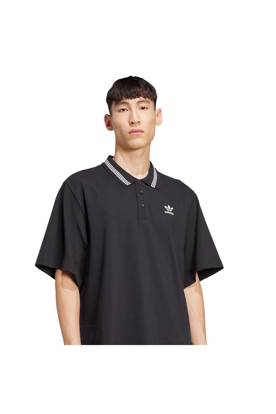 adidas Erkek  Siyah  Polo T LOOSE POLO JW5897