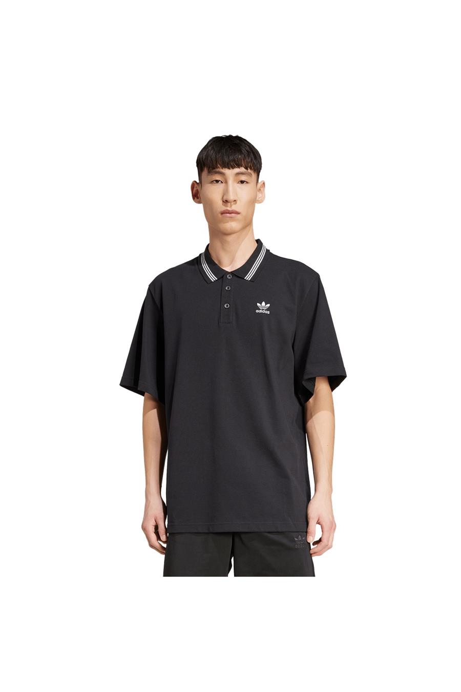 adidas Erkek  Siyah  Polo T LOOSE POLO JW5897