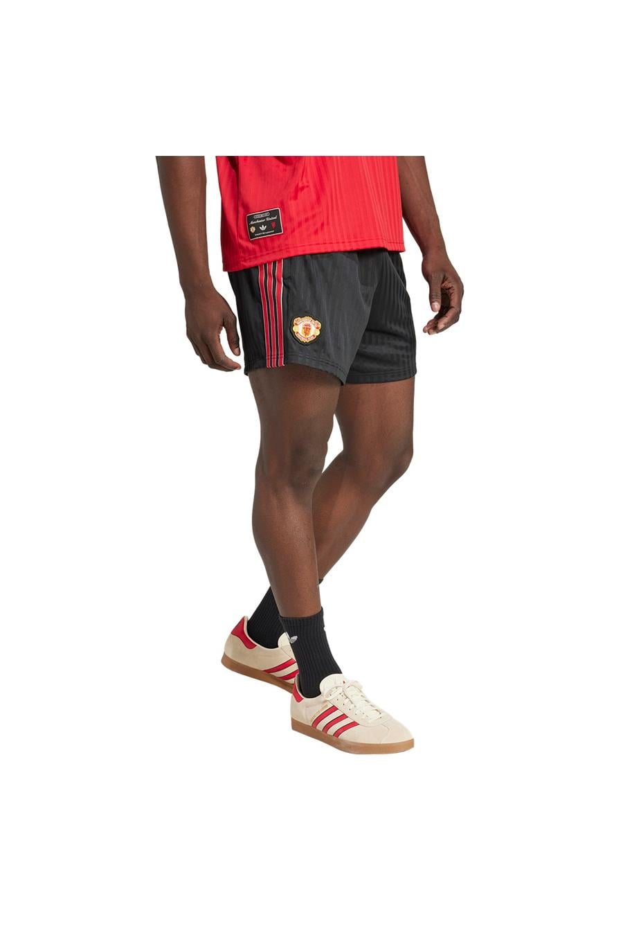 adidas Erkek  Siyah  SHORTS (1/2) MUFC ICON SHO JF0356