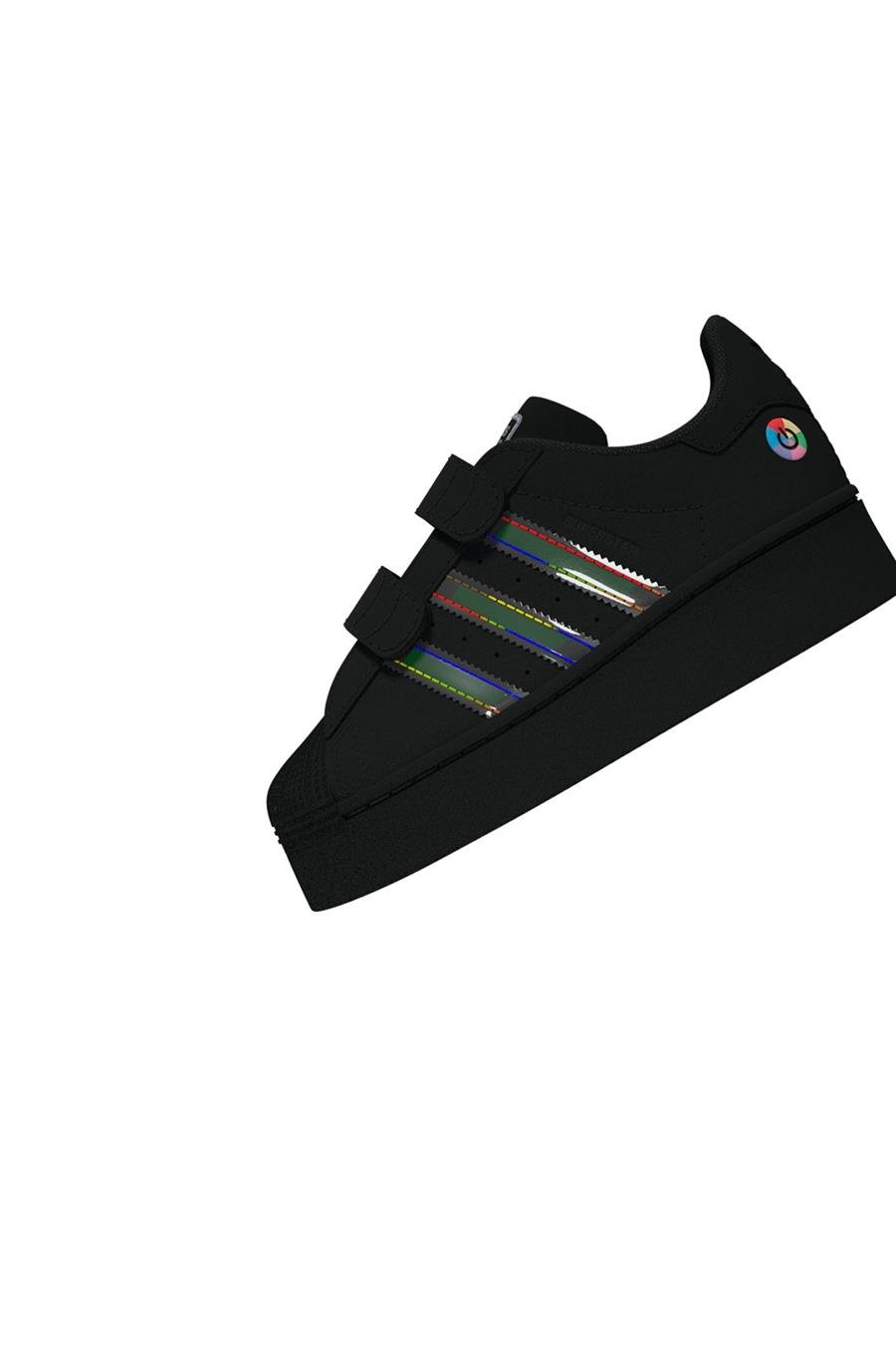 adidas Erkek  Siyah  Sneaker SUPERSTAR LED LIGHTS CF I JI0512