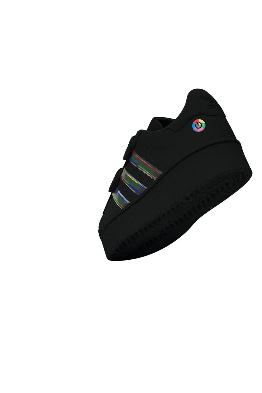 adidas Erkek  Siyah  Sneaker SUPERSTAR LED LIGHTS CF I JI0512