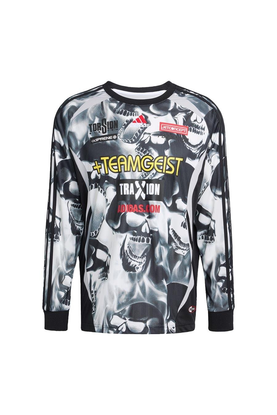 adidas  Erkek Siyah  Sweatshirt AOP LS JERSEY KG2680