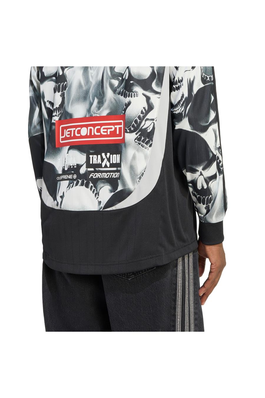 adidas  Erkek Siyah  Sweatshirt AOP LS JERSEY KG2680