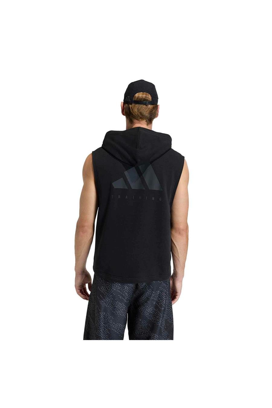 adidas  Erkek Siyah  Sweatshirt DROP ARMS HOOD KA1201