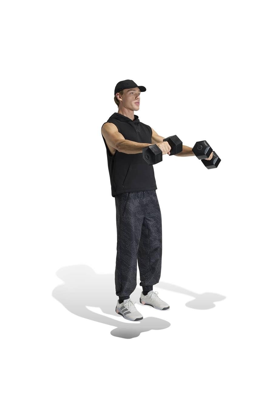 adidas  Erkek Siyah  Sweatshirt DROP ARMS HOOD KA1201