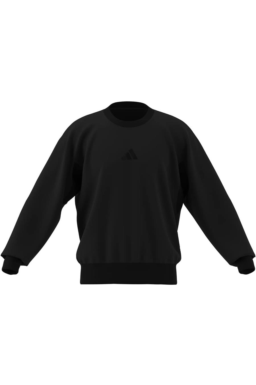 adidas Erkek  Siyah  Sweatshirt M A SZN FT CRW IX1261