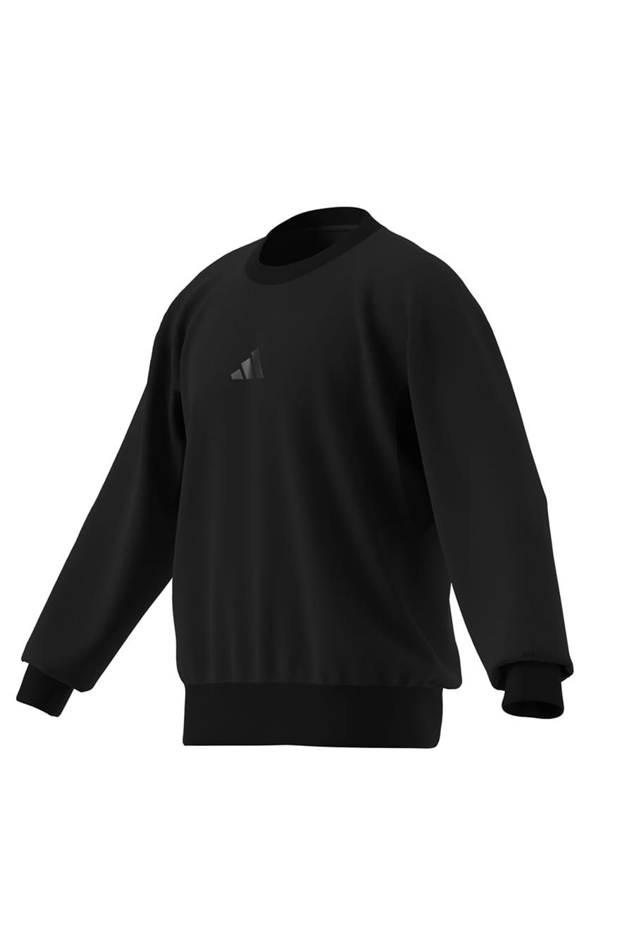 adidas Erkek  Siyah  Sweatshirt M A SZN FT CRW IX1261