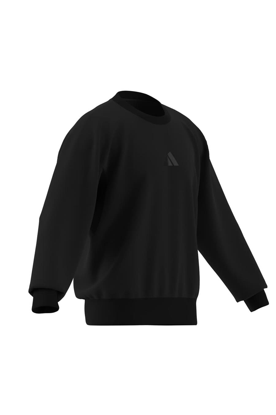 adidas Erkek  Siyah  Sweatshirt M A SZN FT CRW IX1261
