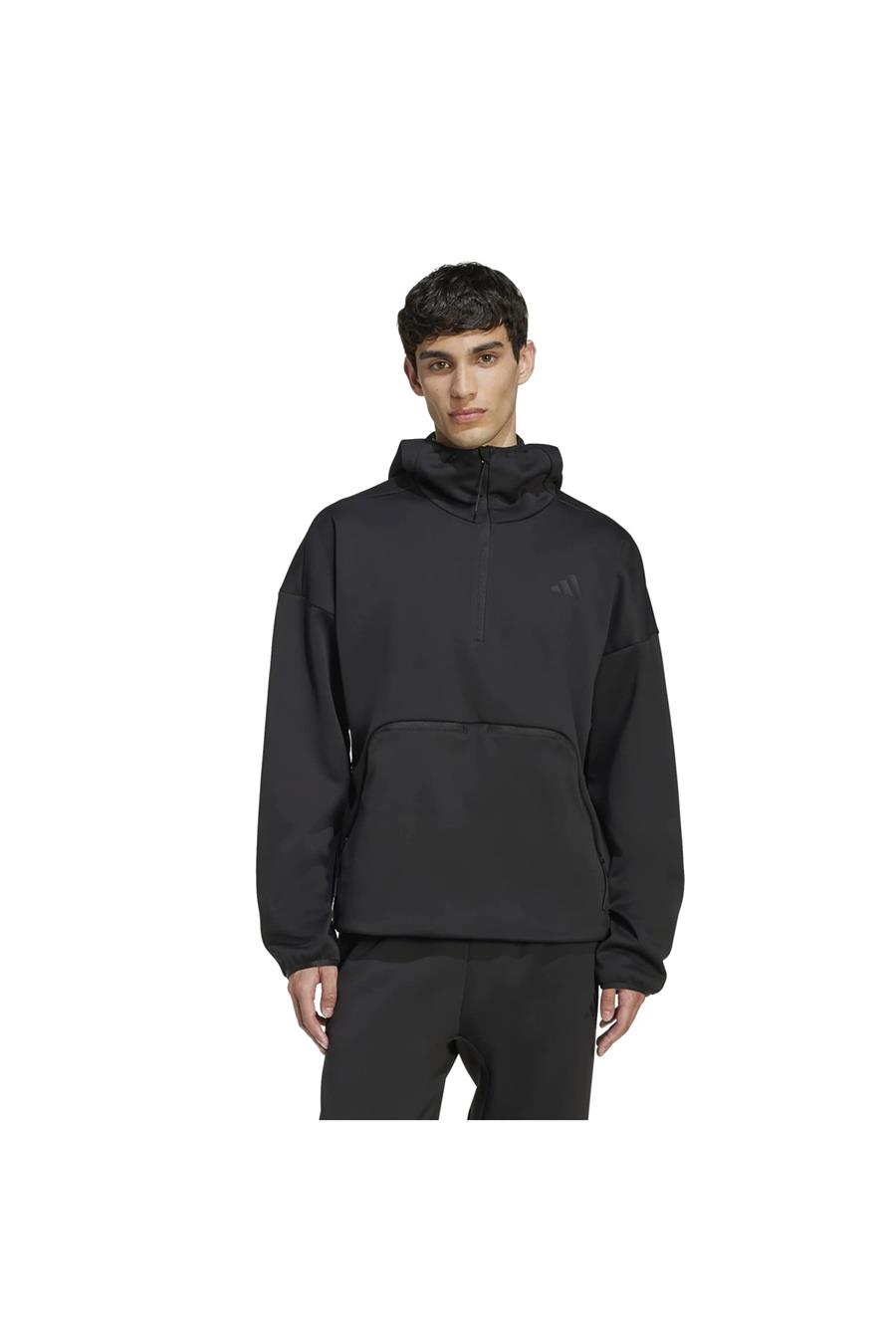 adidas Erkek  Siyah  Sweatshirt M CT SS HZ KB1193