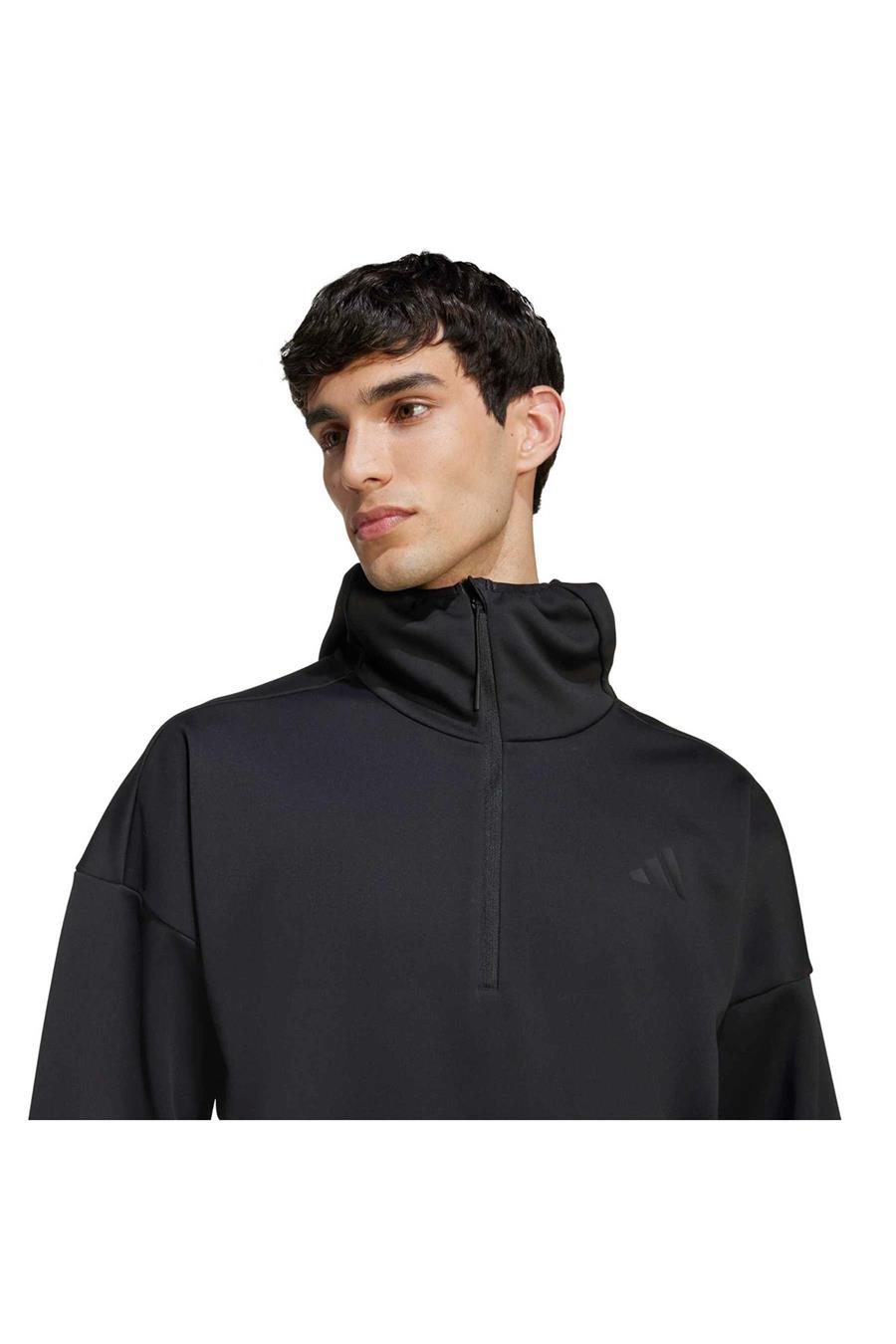 adidas Erkek  Siyah  Sweatshirt M CT SS HZ KB1193