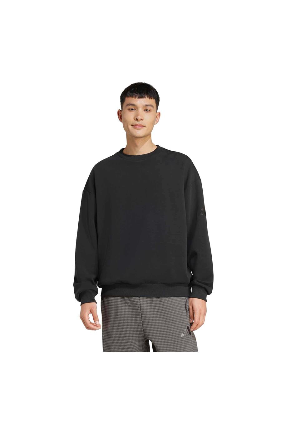 adidas Erkek  Siyah  Sweatshirt M SL SK CREW KF0485