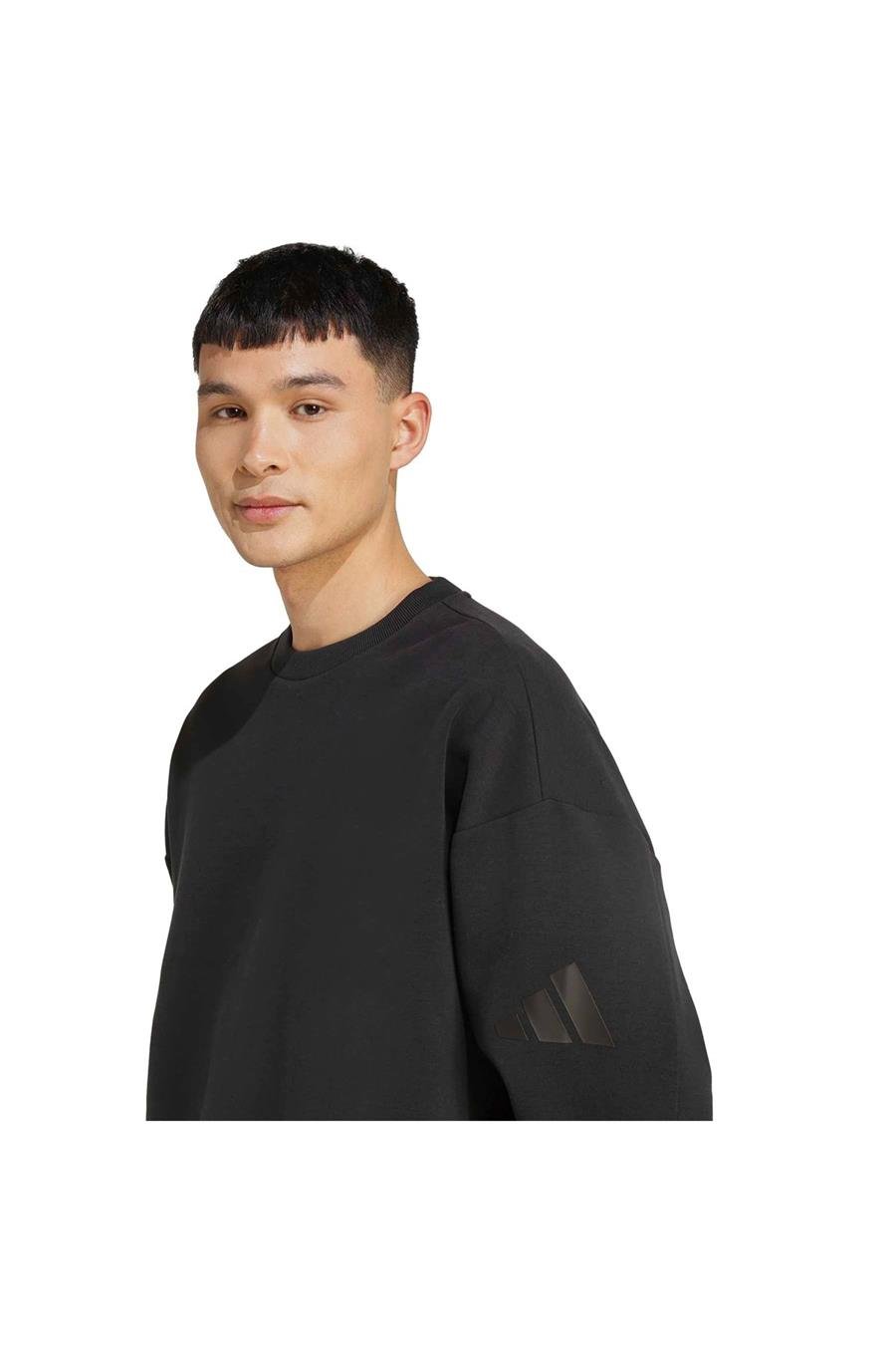 adidas Erkek  Siyah  Sweatshirt M SL SK CREW KF0485