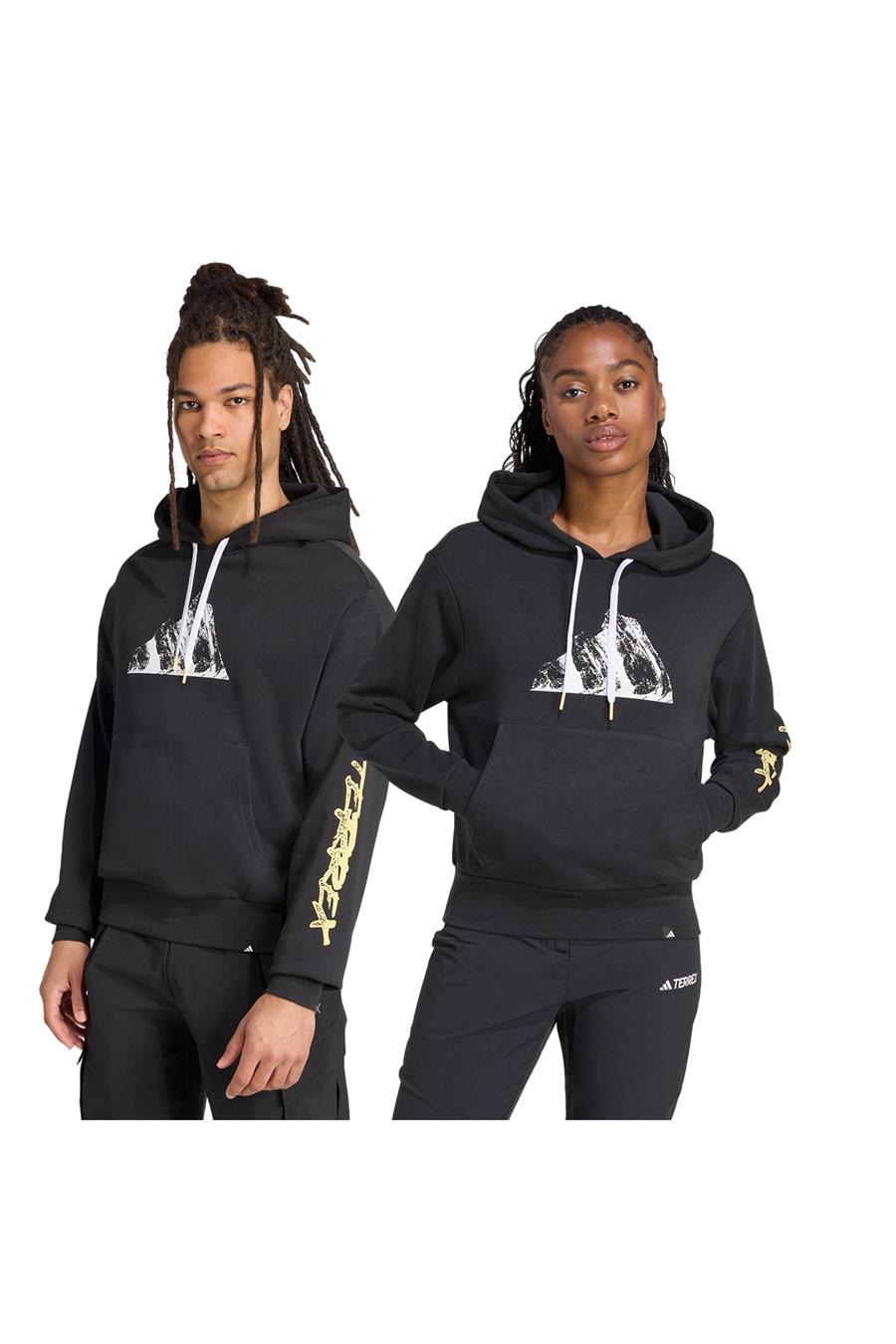 adidas  Erkek Siyah  Sweatshirt U SNOW HD JM6363