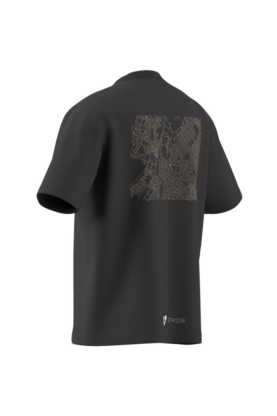 adidas Erkek  Siyah  T-shirt GRAPHIC TEE JD5827