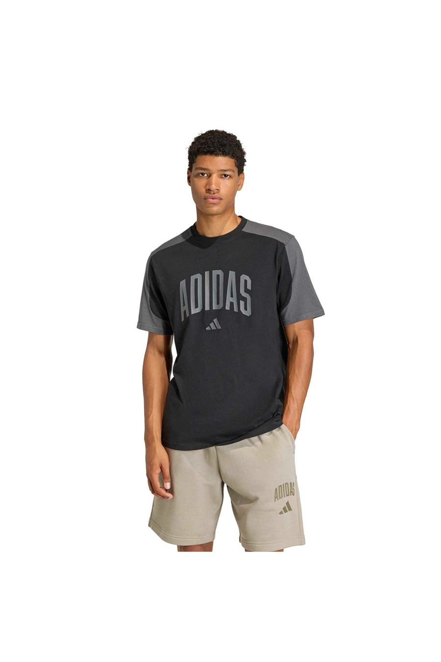 adidas Erkek  Siyah  T-shirt M COLLEGIATE TE KD0068