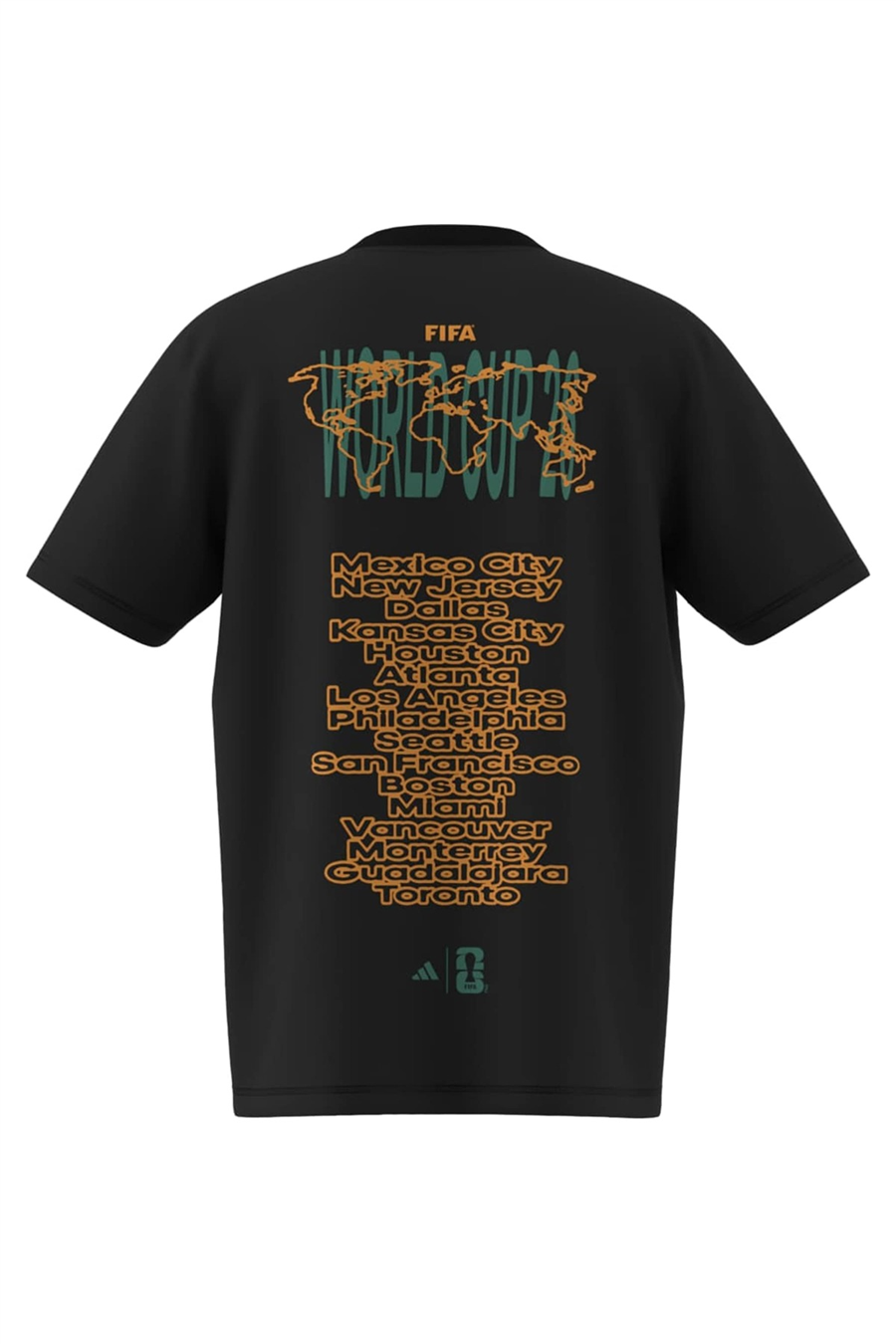 adidas Erkek  Siyah  T-shirt M WC TOUR TEE 1 KE1808