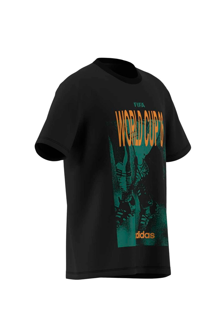 adidas Erkek  Siyah  T-shirt M WC TOUR TEE 1 KE1808