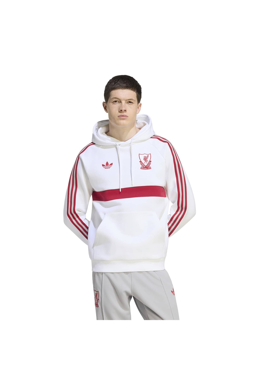 adidas Erkek Sweatshirt Liverpool FC Originals Hoodie Sweatshirt KG2904