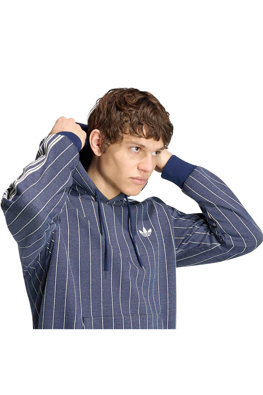 adidas Erkek Sweatshirt PINSTRIPES HOODIE KR9704