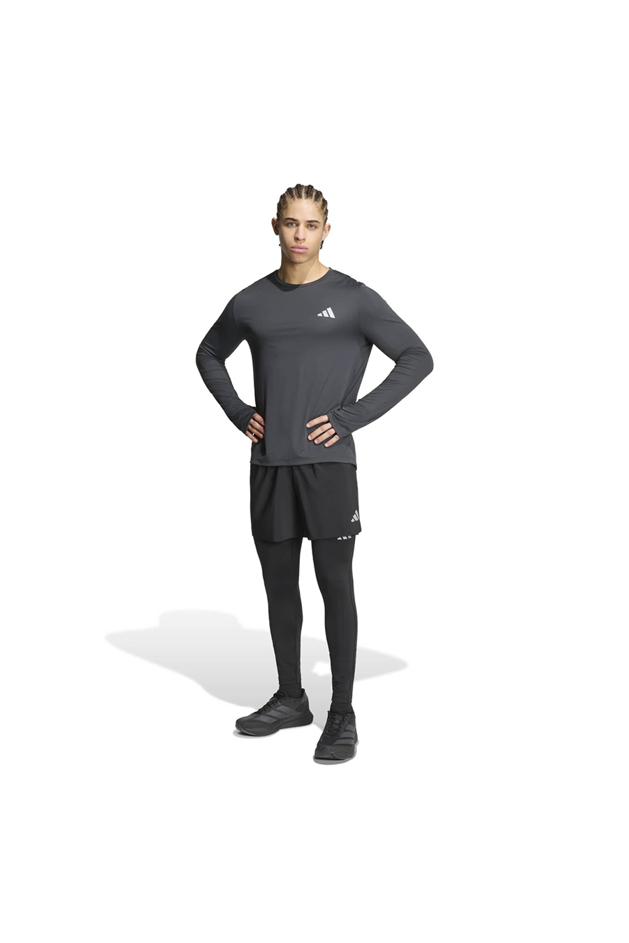 adidas Erkek Sweatshirt Run Ess LS M KG3206