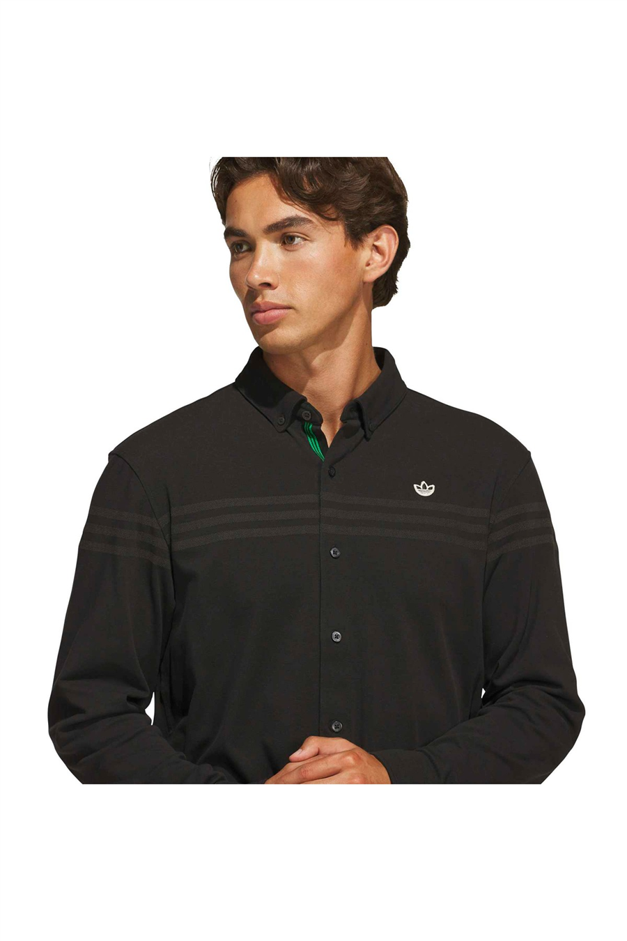 adidas Erkek Sweatshirt S LS Button Up KR5432