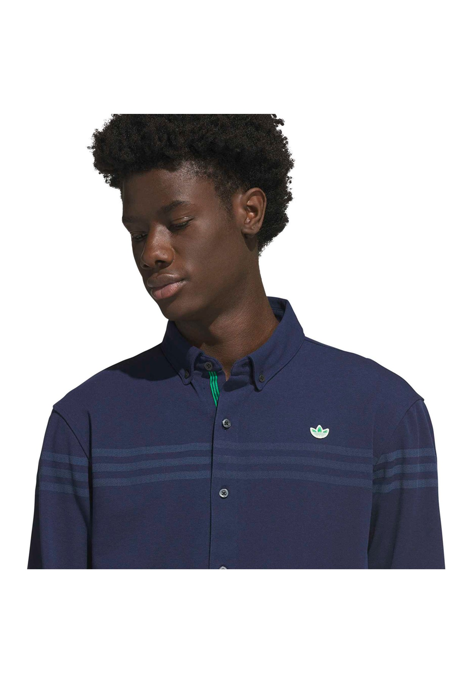 adidas Erkek Sweatshirt S LS Button Up KR5430
