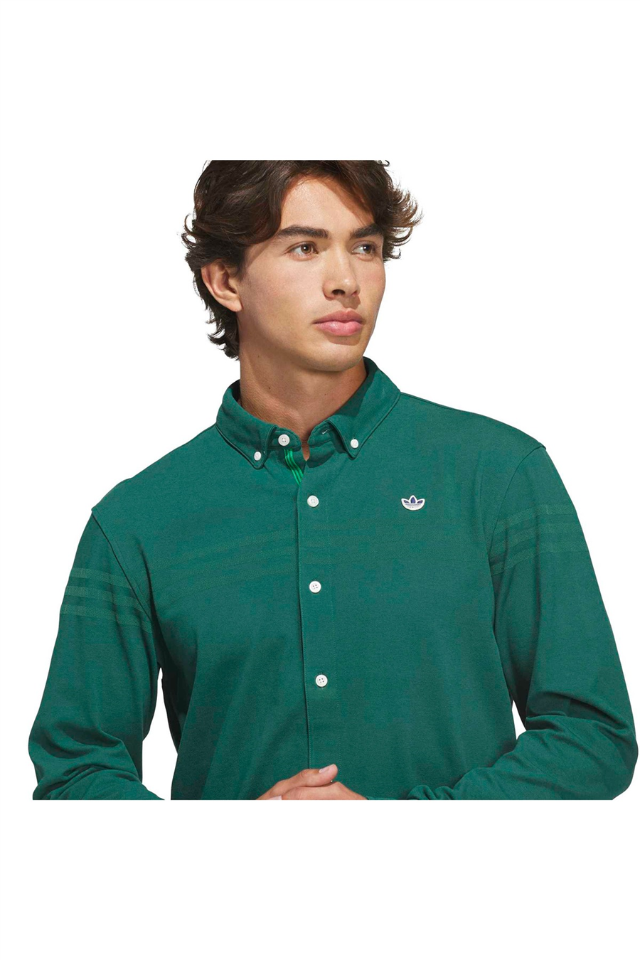 adidas Erkek Sweatshirt S LS Button Up KR5431