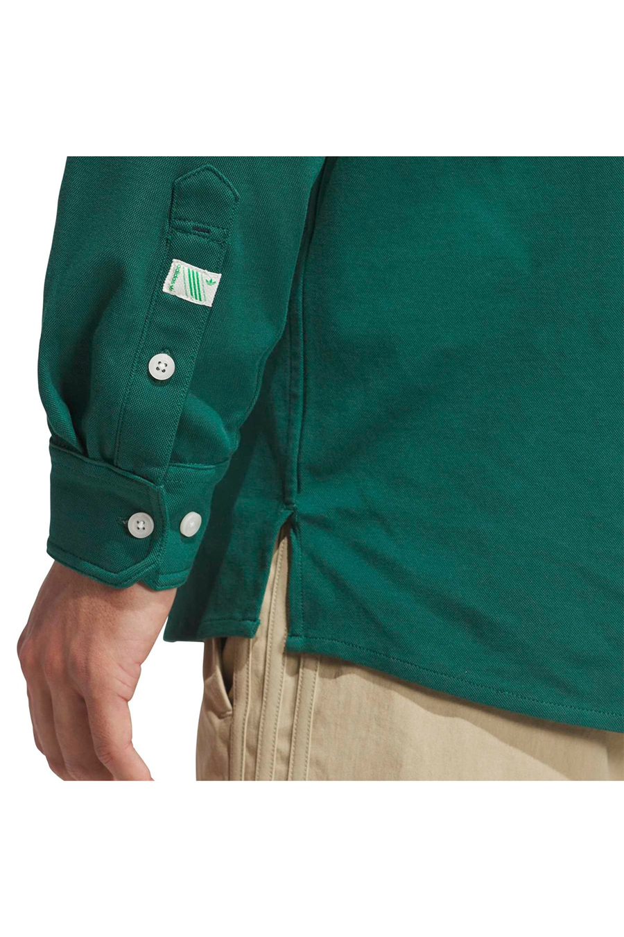 adidas Erkek Sweatshirt S LS Button Up KR5431