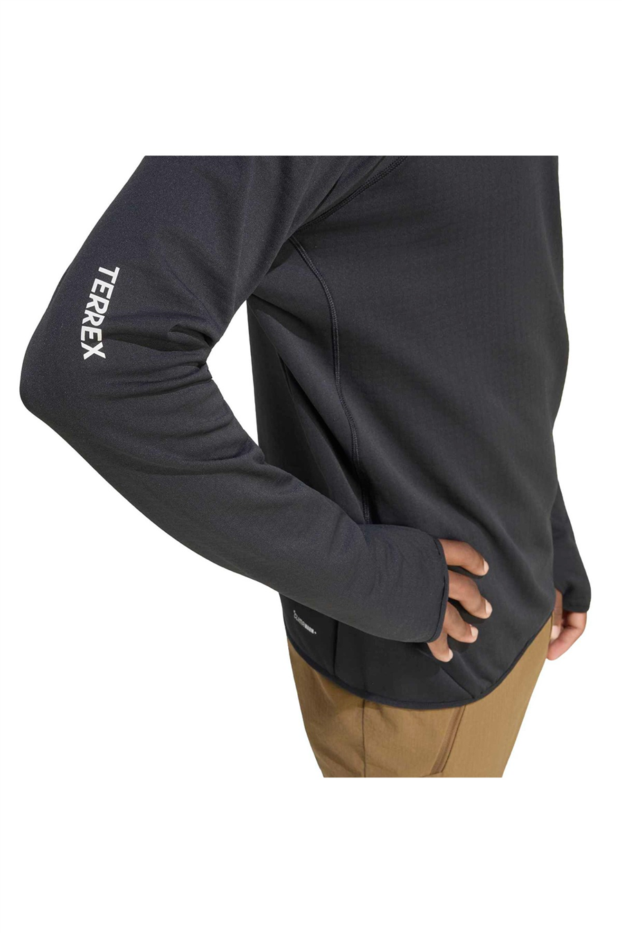 adidas Erkek Sweatshirt Terrex Xperior CLIMAWARM+ Ventknit Fleece Hoodie KD1107