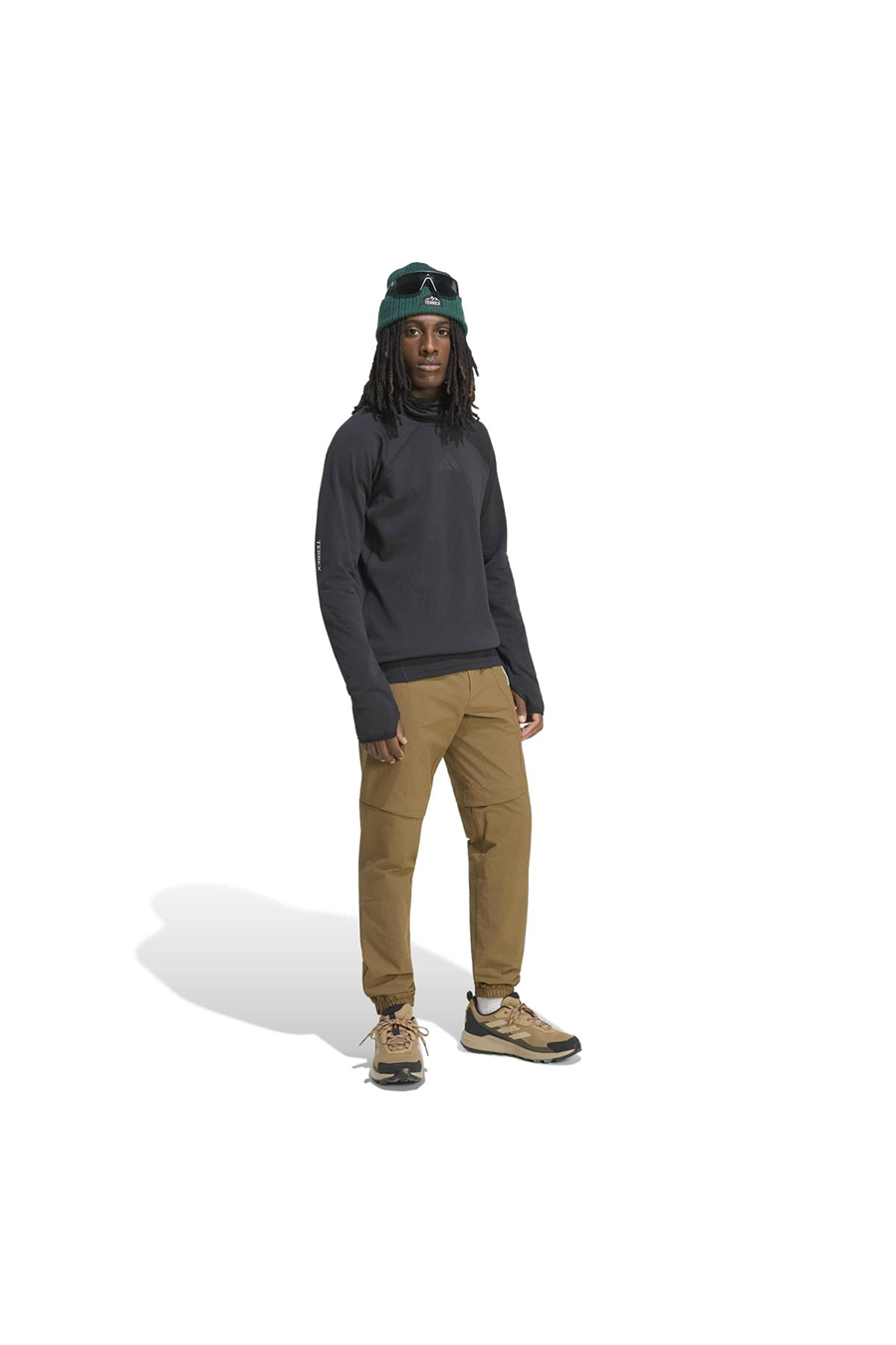 adidas Erkek Sweatshirt Terrex Xperior CLIMAWARM+ Ventknit Fleece Hoodie KD1107