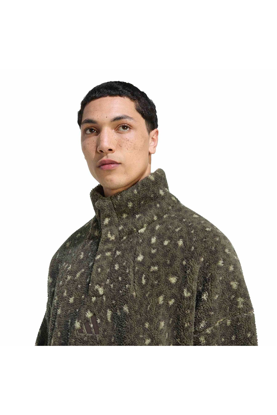 adidas Erkek Sweatshirt Terrex Xploric CLIMAWARM High Pile Snap Pullover KQ6614