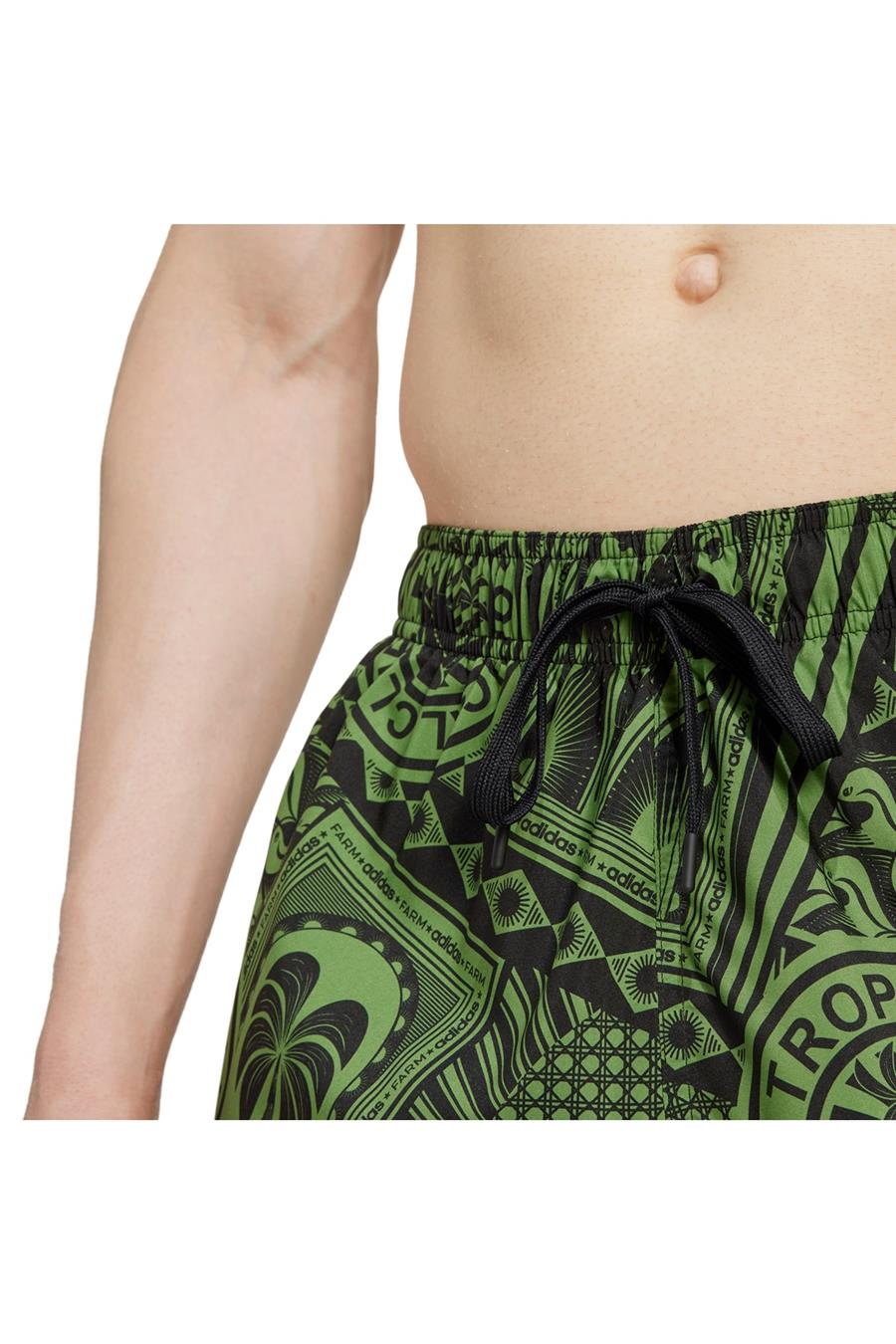 adidas Erkek  Yeşil  Deniz Şortu FARM SWIMSHORT JG3598