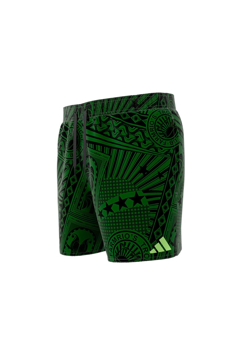 adidas Erkek  Yeşil  Deniz Şortu FARM SWIMSHORT JG3598